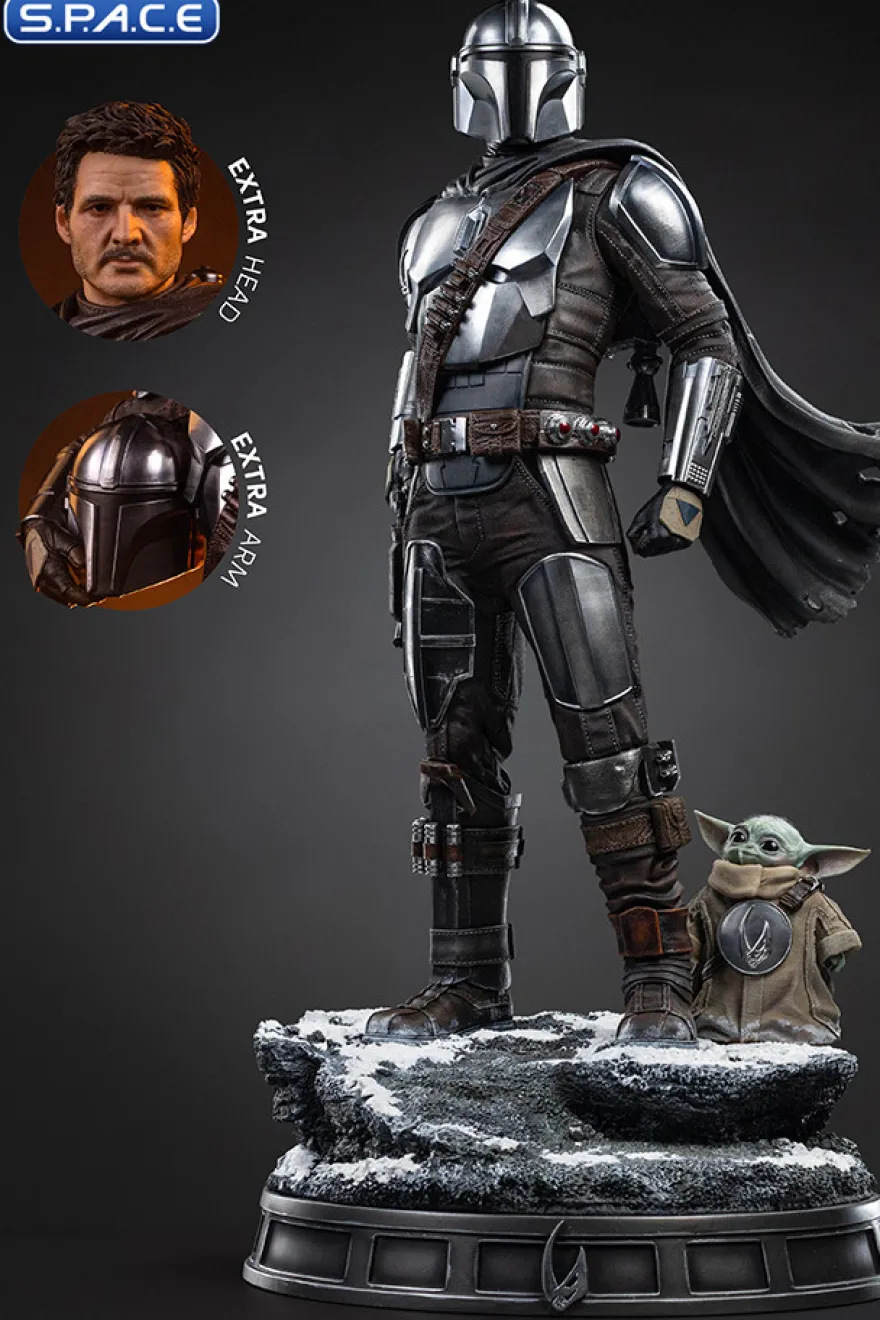 1/4 Scale The Mandalorian and Grogu Legacy Replica Statue