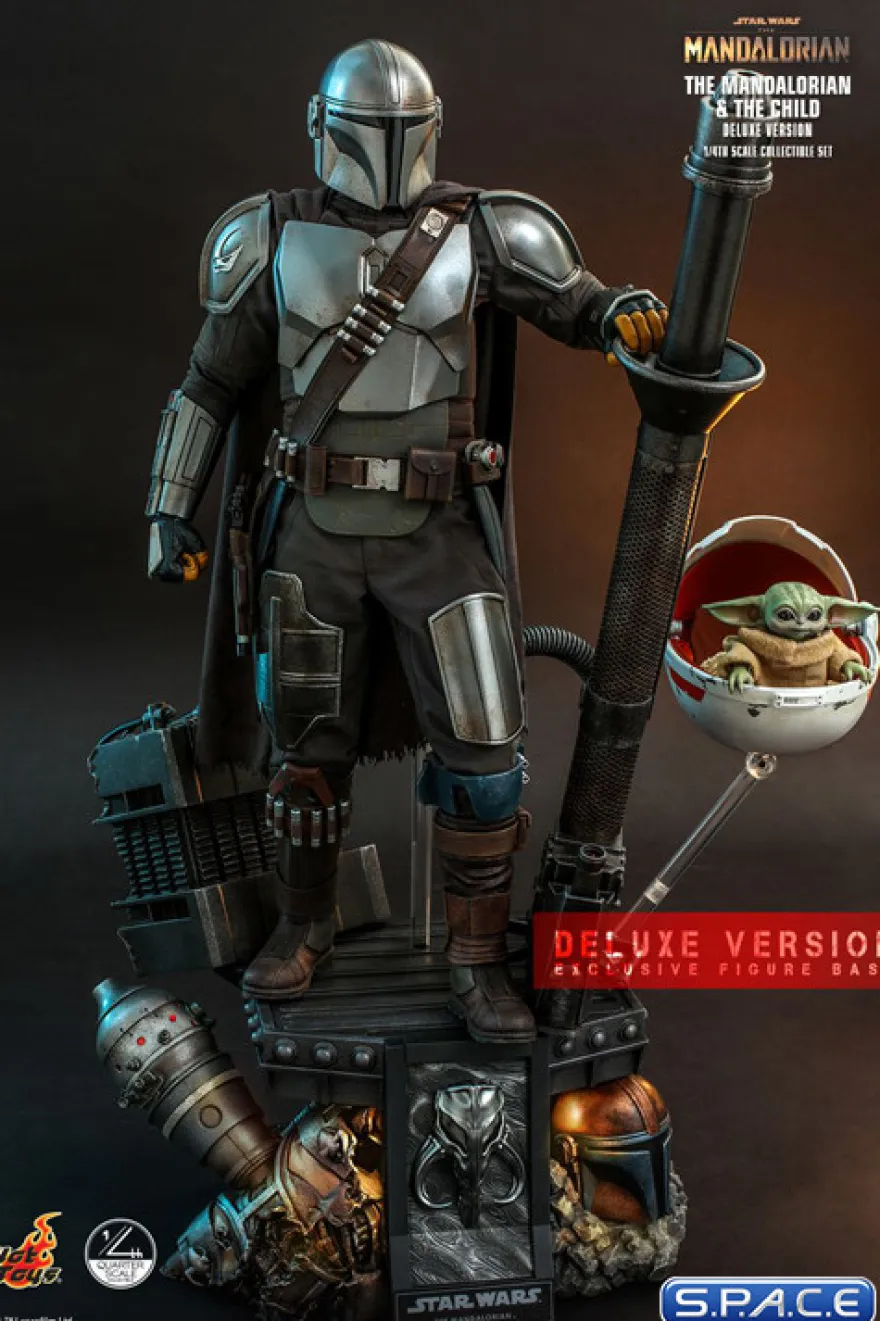 1/4 Scale The Mandalorian and The Child