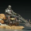 1/10 Scale The Mandalorian on Speederbike Deluxe BDS Art Scale Statue