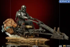 1/10 Scale The Mandalorian on Speederbike Deluxe BDS Art Scale Statue