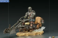 1/10 Scale The Mandalorian on Speederbike Deluxe BDS Art Scale Statue
