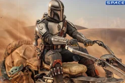 1/10 Scale The Mandalorian on Speederbike Deluxe BDS Art Scale Statue