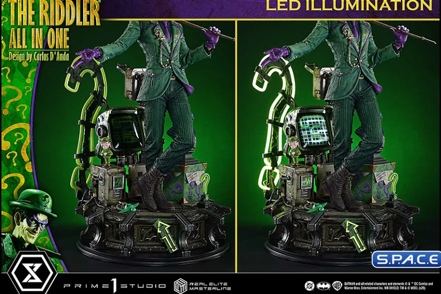 1/3 Scale The Riddler »All In One« Real Elite Masterline Statue