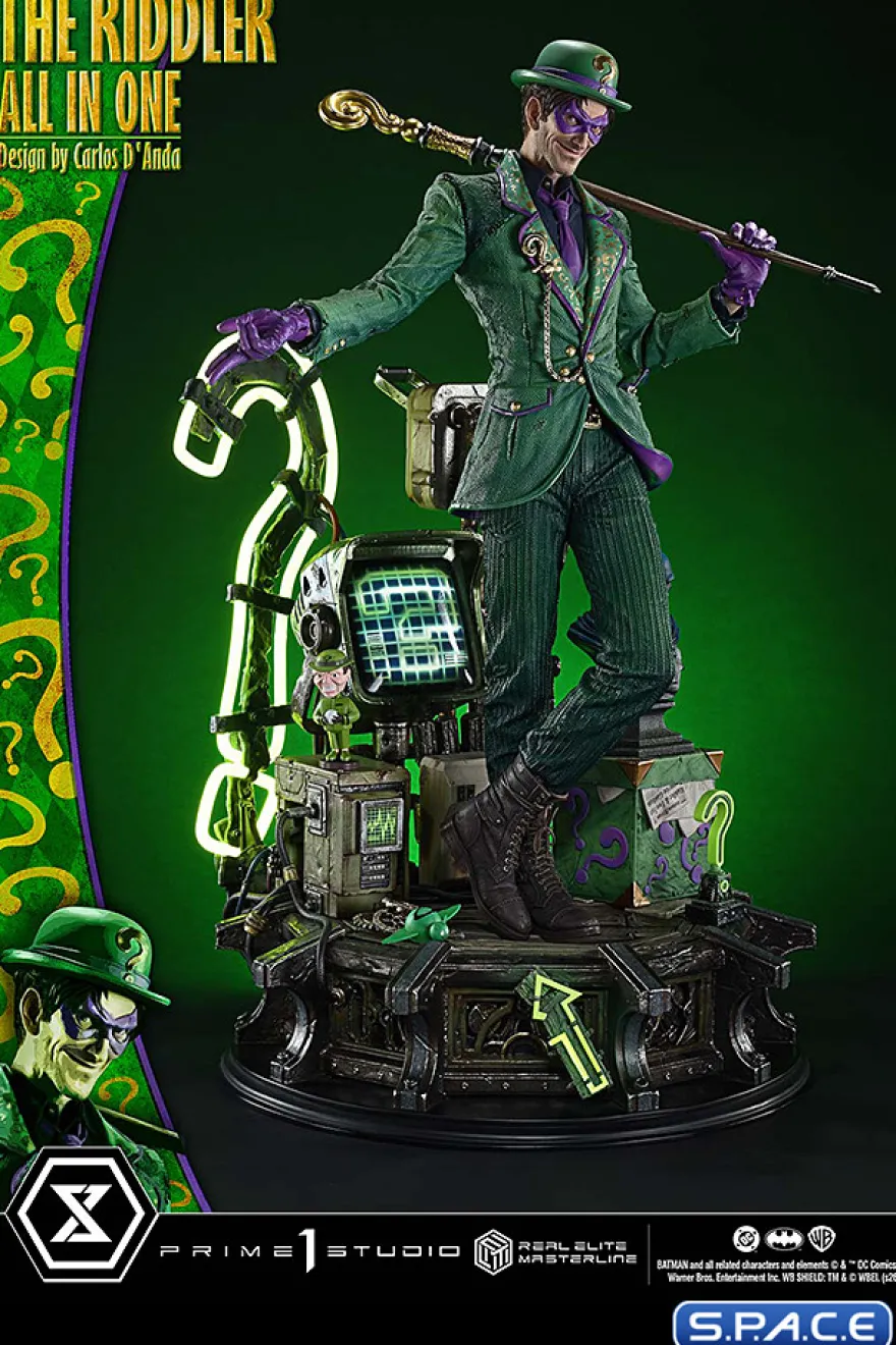 1/3 Scale The Riddler »All In One« Real Elite Masterline Statue