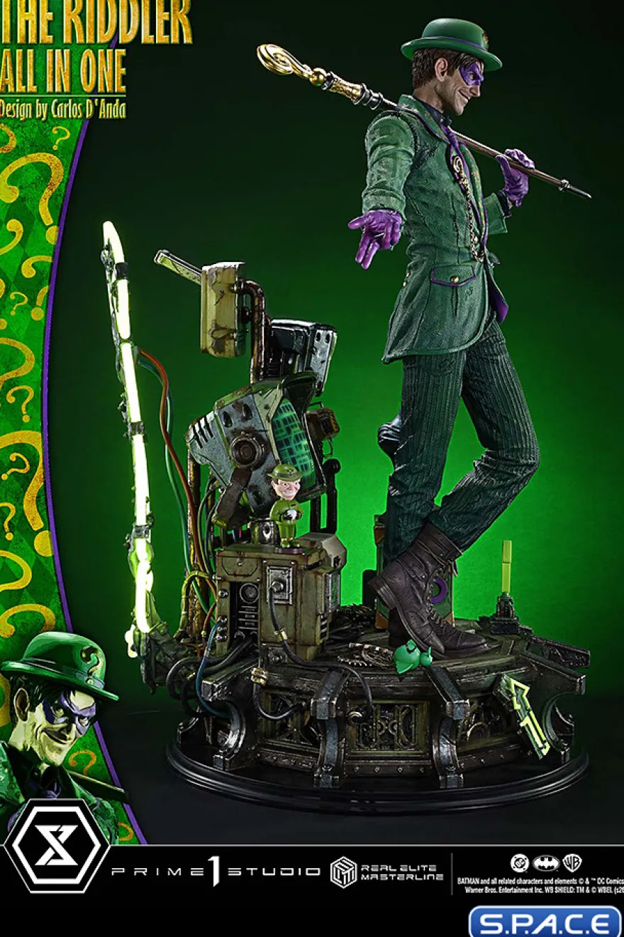 1/3 Scale The Riddler »All In One« Real Elite Masterline Statue
