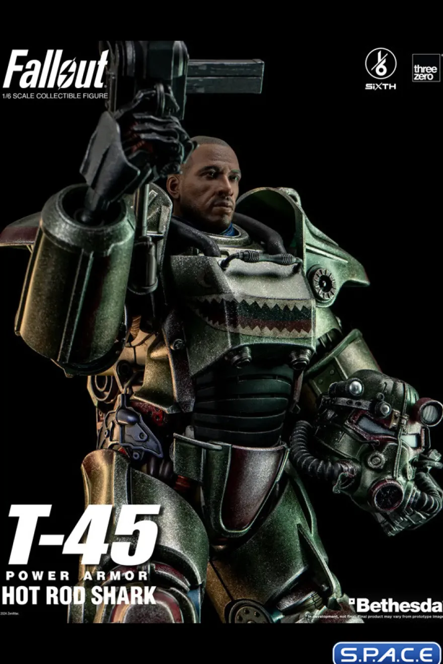 1/6 Scale T-45 Hot Rod Shark Power Armor