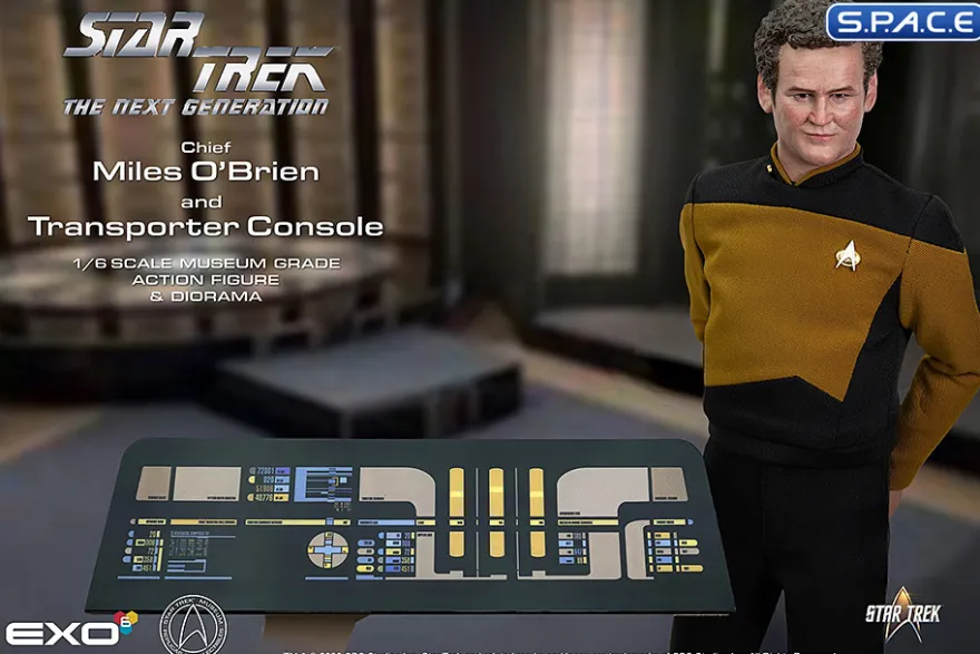 1/6 Scale Transporter Chief Miles O'Brien with Console
