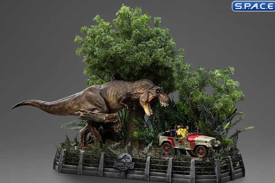 1/20 Scale T-Rex Chase Demi Art Scale Statue
