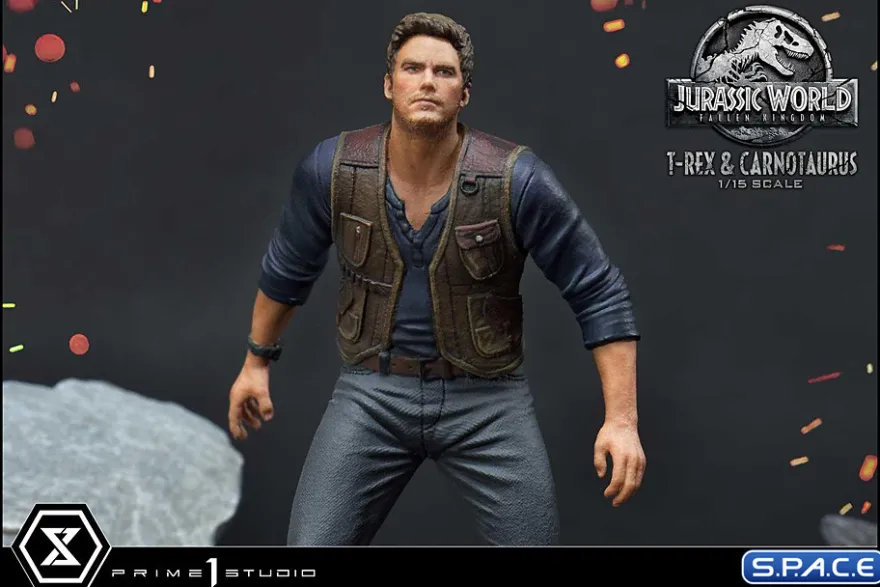 1/15 Scale Tyrannosaurus-Rex & Carnotaurus Legacy Museum Collection Statue