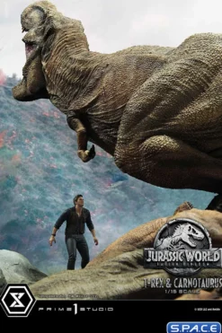 1/15 Scale Tyrannosaurus-Rex & Carnotaurus Legacy Museum Collection Statue
