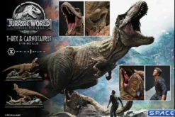 1/15 Scale Tyrannosaurus-Rex & Carnotaurus Legacy Museum Collection Statue