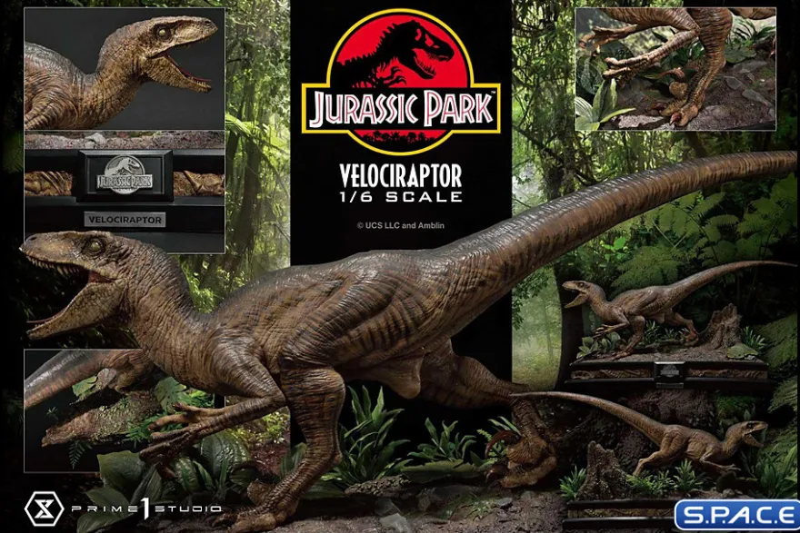 1/6 Scale Velociraptor Attack Legacy Museum Collection Statue