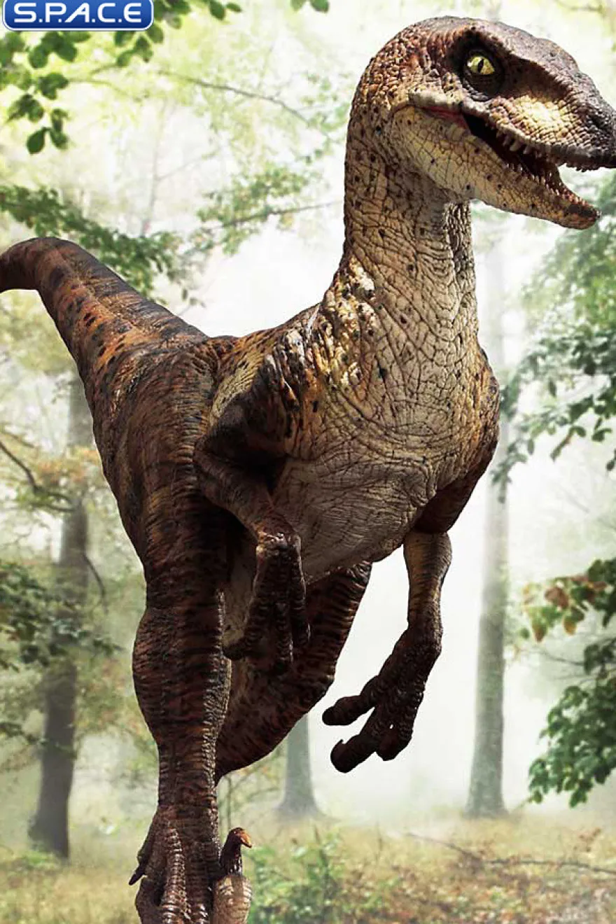 1/10 Scale Velociraptor Prime Collectible Figures Statue - open Mouth Version