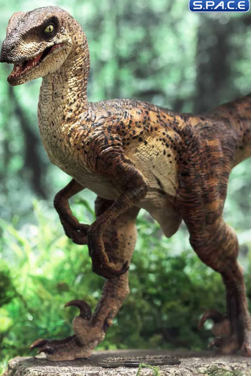 1/10 Scale Velociraptor Prime Collectible Figures Statue - open Mouth Version
