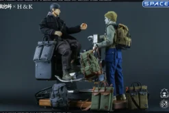 1/6 Scale Vintage Bag Salt & Pepper Backpack S30