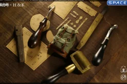 1/6 Scale Vintage Bag Salt & Pepper Backpack S30