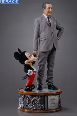1/4 Scale Walt Disney & Mickey Mouse Deluxe Legacy Replica Statue