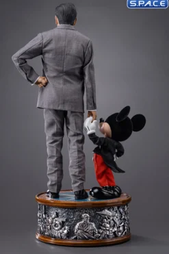 1/4 Scale Walt Disney & Mickey Mouse Deluxe Legacy Replica Statue