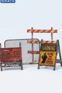 1/6 Scale Warning Barrier Set