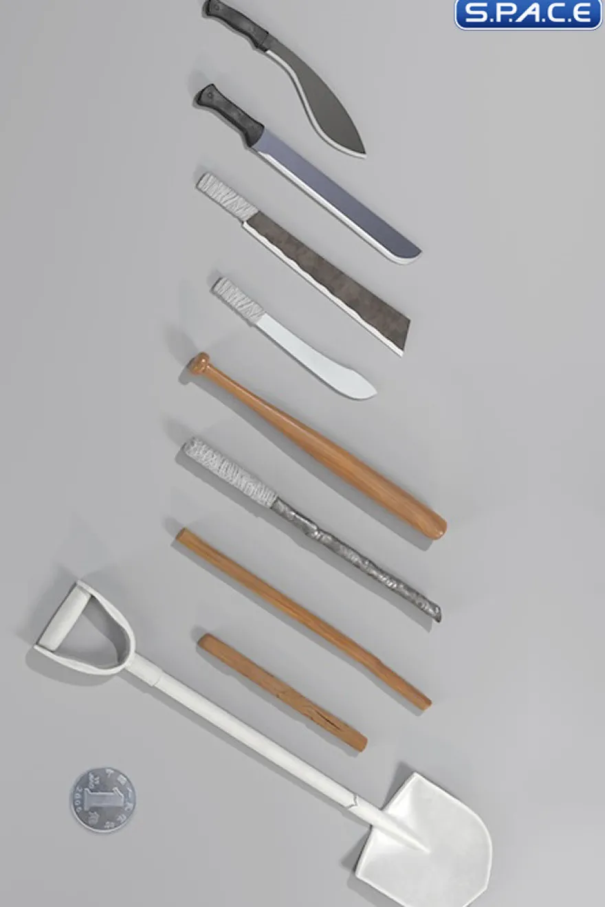 1/6 Scale Weapon Set of an Asian Gangster