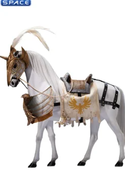 1/6 Scale White Armor Horse of Eagle Knight Guard