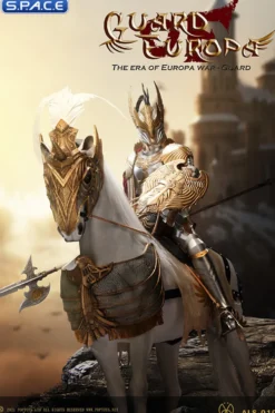 1/6 Scale White Armor Horse of Eagle Knight Guard