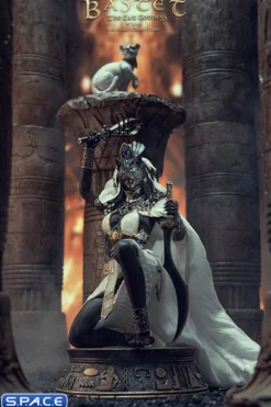 1/6 Scale White Bastet - The Cat Goddess