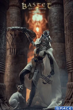 1/6 Scale White Bastet - The Cat Goddess