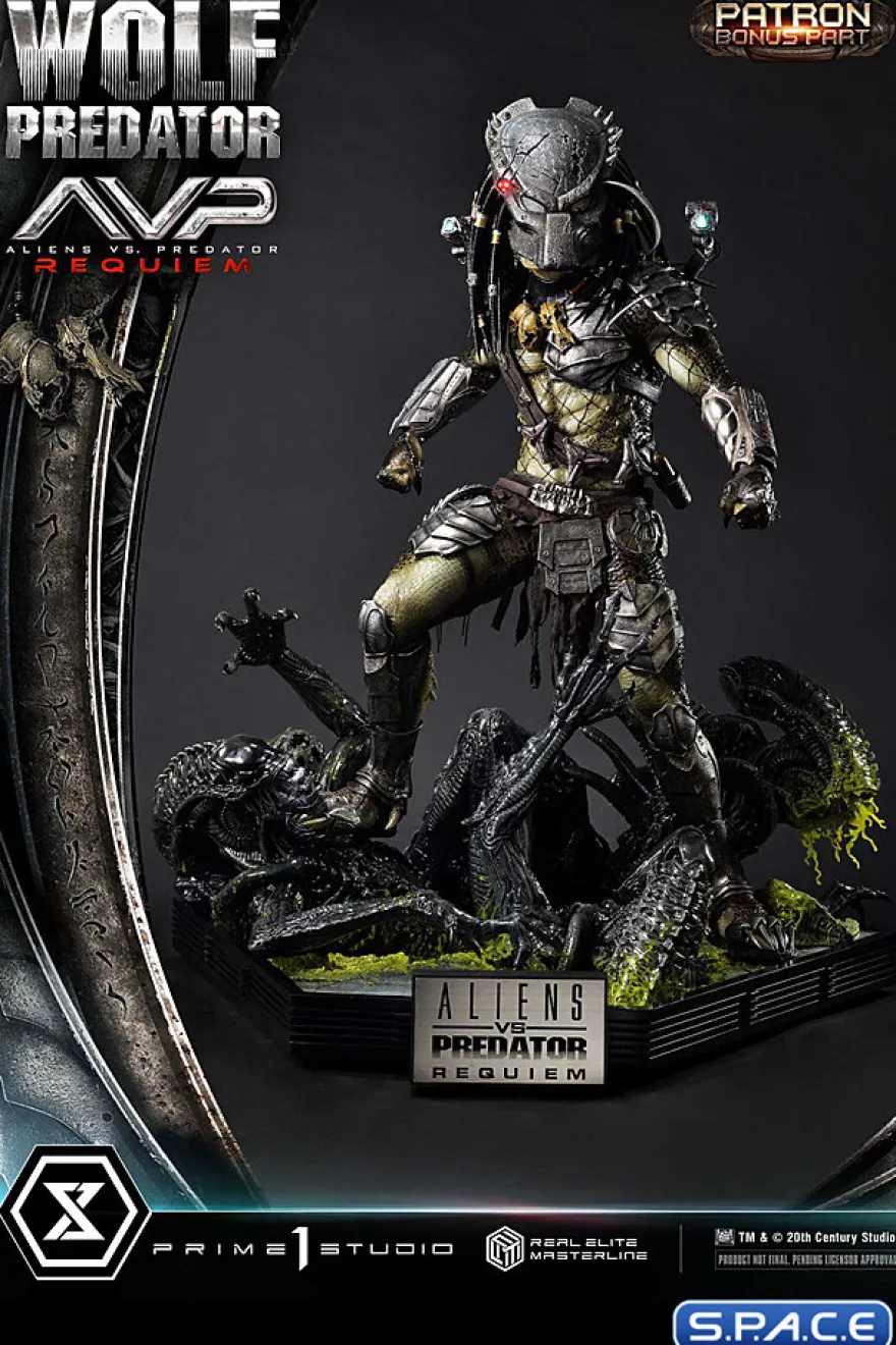 1/3 Scale Wolf Predator Deluxe Real Elite Masterline Statue - Bonus Version