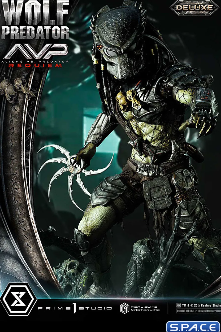 1/3 Scale Wolf Predator Deluxe Real Elite Masterline Statue - Bonus Version