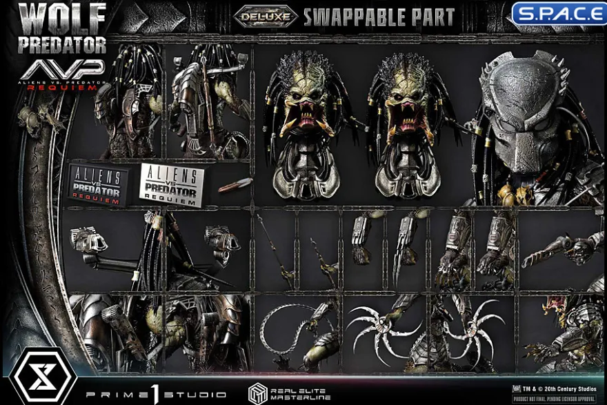 1/3 Scale Wolf Predator Deluxe Real Elite Masterline Statue - Bonus Version