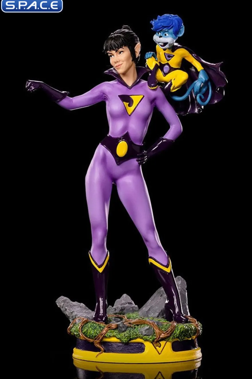 1/10 Scale Wonder Twins Art Scale Statue Set