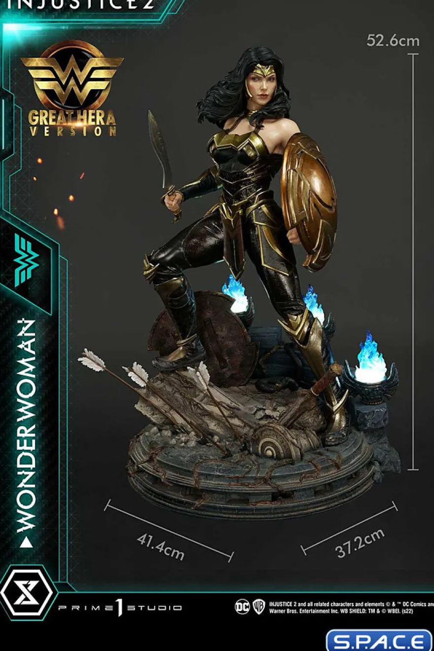 1/4 Scale Wonder Woman Premium Masterline Statue - Great Hera Version