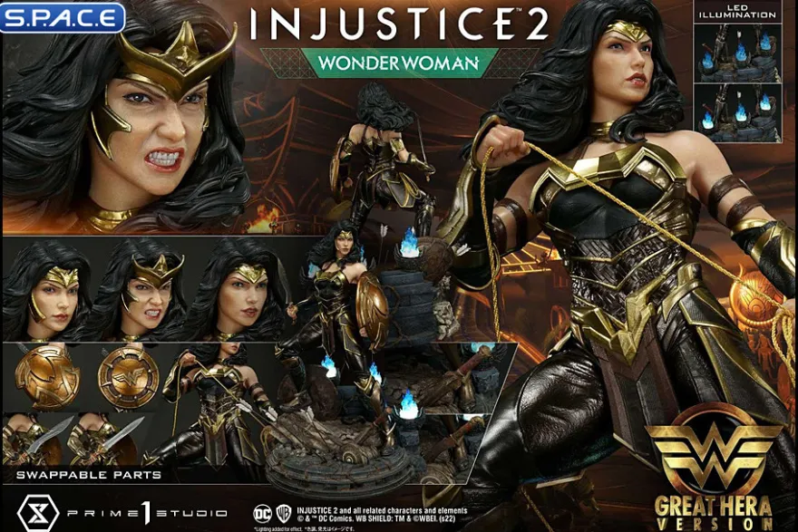 1/4 Scale Wonder Woman Premium Masterline Statue - Great Hera Version