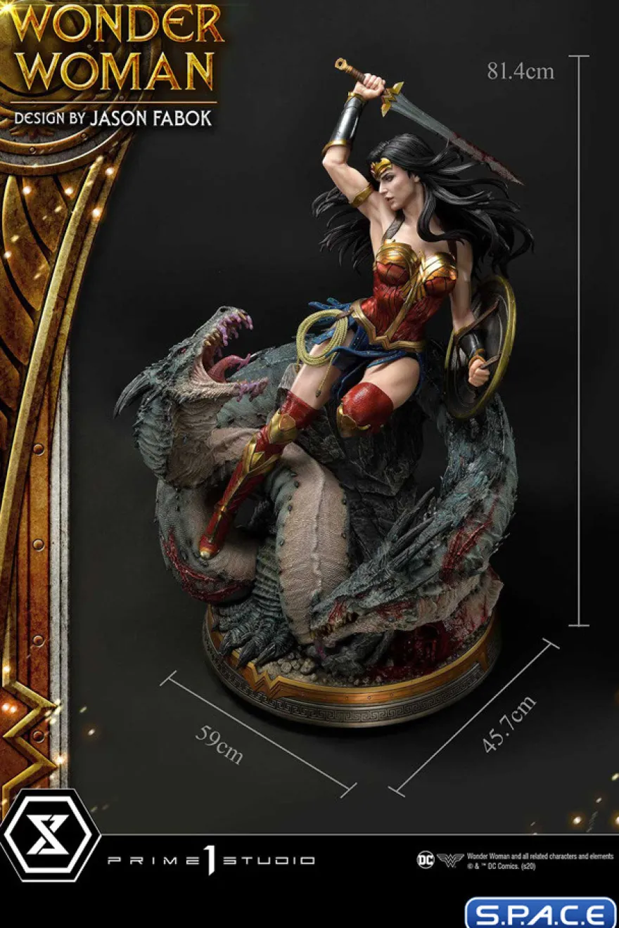 1/3 Scale Wonder Woman versus Hydra Museum Masterline Statue