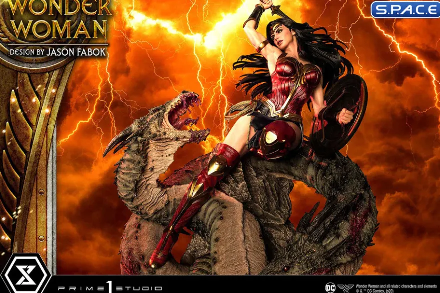 1/3 Scale Wonder Woman versus Hydra Museum Masterline Statue