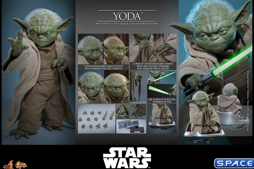 1/6 Scale Yoda Movie Masterpiece MMS878