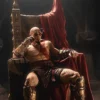 1/3 Scale Young Kratos Throne Legacy Statue