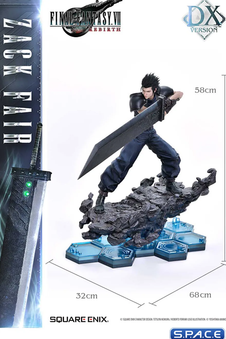 1/4 Scale Zack Fair Deluxe Square Enix Masterline Statue