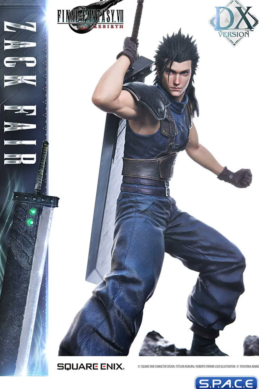 1/4 Scale Zack Fair Deluxe Square Enix Masterline Statue