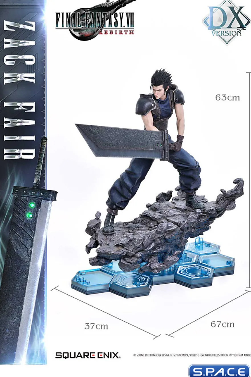 1/4 Scale Zack Fair Deluxe Square Enix Masterline Statue