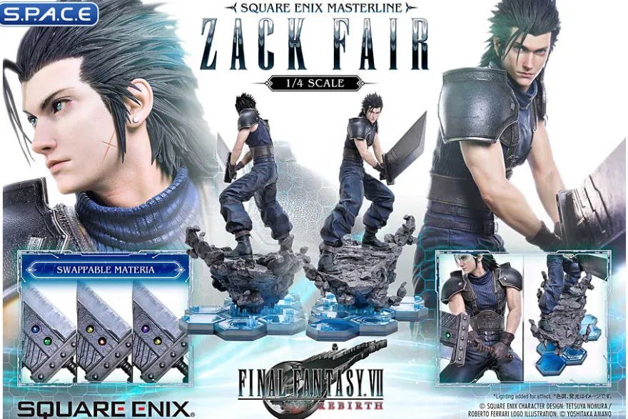 1/4 Scale Zack Fair Square Enix Masterline Statue