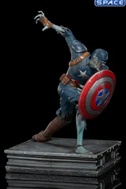 1/10 Scale Zombie Captain America Art Scale Statue