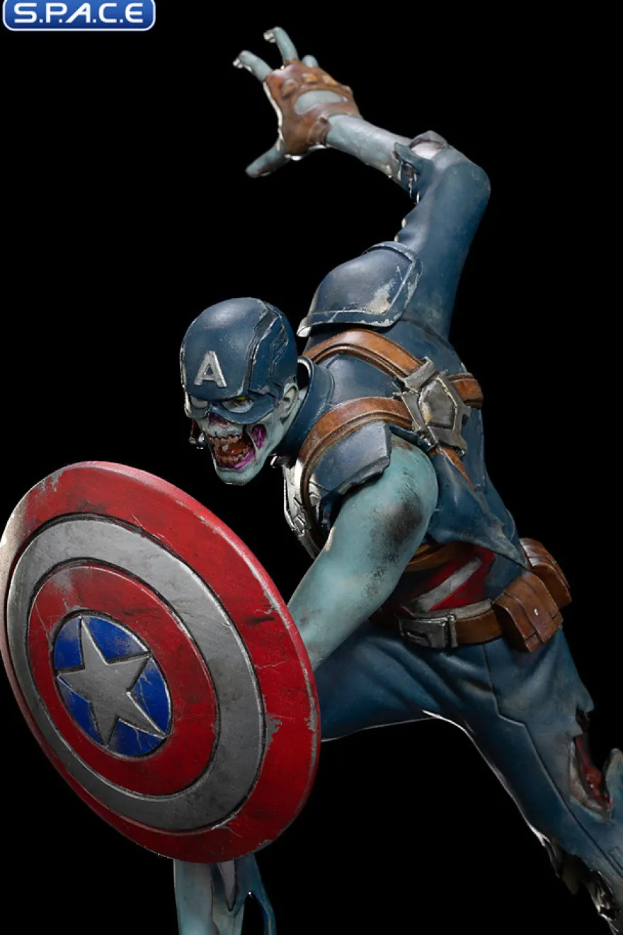 1/10 Scale Zombie Captain America Art Scale Statue