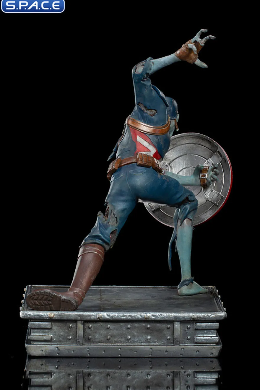 1/10 Scale Zombie Captain America Art Scale Statue
