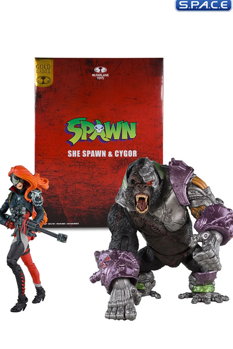 She-Spawn & Cygor Gold Label Collection 2-Pack