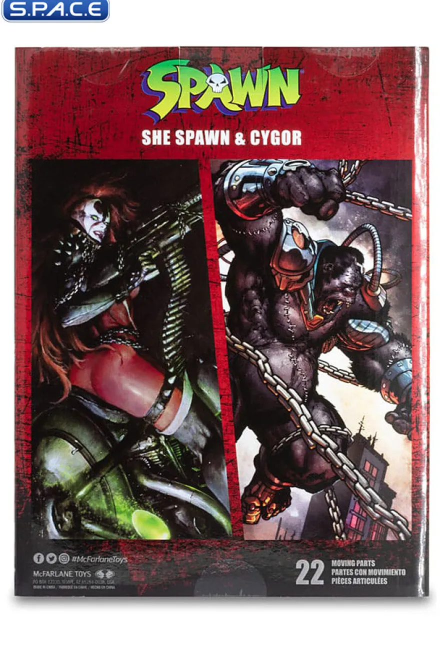She-Spawn & Cygor Gold Label Collection 2-Pack
