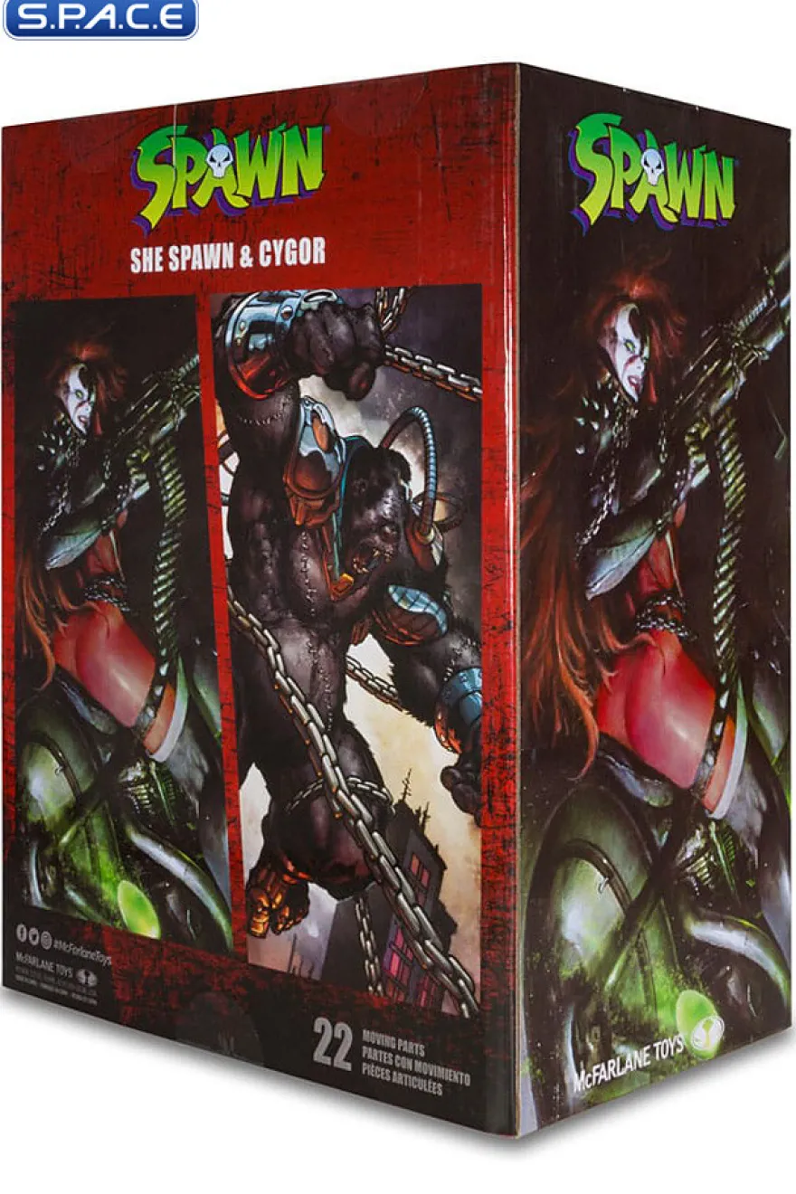 She-Spawn & Cygor Gold Label Collection 2-Pack