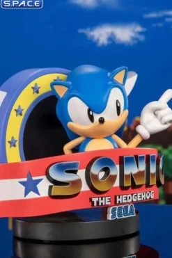 Sonic the Hedgehog Titel Screen Statue