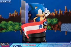 Sonic the Hedgehog Titel Screen Statue